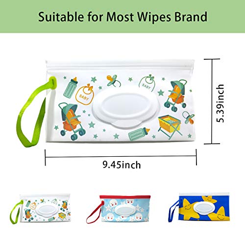 Portable Wet Wipes Pouch Dispenser, Eco Friendly Reusable & Refillable
