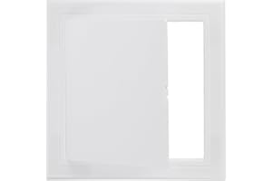 PATIKIL 4x4 inch(100x100mm) Self-Adhesive Access Panel, ABS Plumbing Access Doors Easy Wall Hole Cover for Drywall Plumbing E