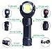 All New LED Work Light, LED Flashlight, 10W Rechargeable Work Lights with Magnetic Base 360°Rotate and 7 Modes Bright LED Flashlight Inspection Light for Household and Emergency Use. (Free 1X18650)