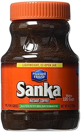 Amazon Com Sanka Maxwell House Instant Coffee Decaffeinated 8 Oz Pack Of 2 Grocery Gourmet Food