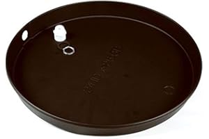 CAMCO 11360 24-Inch ID Plastic Drain Pan,Black