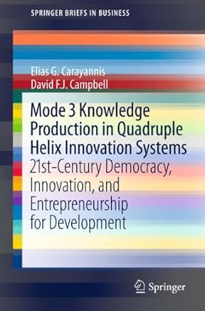 Amazon Com Mode 3 Knowledge Production In Quadruple Helix
