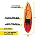 Ocean Kayak Frenzy 1-Person Sit-On-Top Recreational Kayak (Sunrise, 9 Feet)