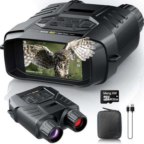 LBOYLOVE® Night Vision Goggles, Digital Infrared Night Vision Binoculars for Day and Night with 4K Video, 36MP Photo & 3" HD Screen, Suitable for Hunting, Camping & Security, Gift for Men Husband Dad