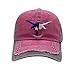 Jade Texas Longhorn Pink Distressed Baseball Cap/Hat 100% Cotton