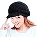 Loritta Womens Winter Warm Knitted Hats Slouchy Wool Beanie Hat Cap With Visor