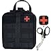 Infityle Medical Pouch - Tactical MOLLE Rip-Away 1000D EMT Utility Pouches with Buckle Strap - Free Bonus First Aid Patch and Shear?Black