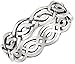CloseoutWarehouse 925 Sterling Silver Wicca Weave Celtic Ring Size 9