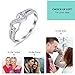 Lam Hub Fong Personalized Infinity Friendship Rings BFF Rings for Women Sisters Rings Name Rings Promise Rings for Her Valentines Day Jewelry for Women