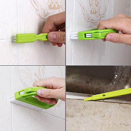 Living&Giving Grout Brush, (3 in 1) Grout Cleaner Brush, Tile Joint