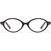 HAOLOTA Blue Light Blocking Glasses Women, Trendy Round Anti Eyestrain UV Glare TV Phone Computer Gaming Eyeglasses