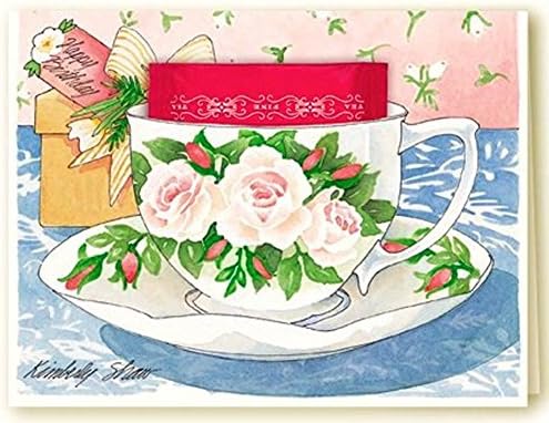 Teacup Card with Teabag (328)