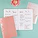 Erin Condren Designer Petite Planner Daily Customizable Agenda with Bullet Point Checklist to Record Tasks, Errands, or Goals. Fun and Functional Sticker Set