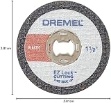 Dremel EZ476 1 1/2 Inch EZ Lock Rotary Tool Cut Off Wheels 5 Pack view 8