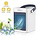 Air Conditioner Fan，USB Portable Air Cooler Small Desktop Cooling Fan Humidifier Purifier Noiseless Evaporative Air Humidifier for Room Office Desktop Nightstand (Not Include Battery）