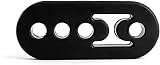 QWORK 2Pcs Universal Car Exhaust Hanger 4 Holes Rubber Muffler Bracket view 2
