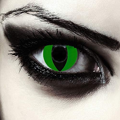 Nikkaa Multi-A Pair Cat Eye Cosplay Eyes Multi-Color Contact Lenses Cosplay Eyes Cute Colored Charm With a Contact Lens Case