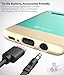 Vena iSlide [Two-Tone] Dock-Friendly Slim Fit Hard Case Cover for Samsung Galaxy S8 Plus - Teal/Champagne Gold