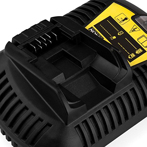 Biswaye DCB112 DCB115 20V Max Charger Charges All DCB201 DCB204 DCB606 DCB609 DCB207 DCB206 DCB203 DCB200 DCB120 DCB127 12V Max, 20V Max and 60V Max Li-Ion Cordless Tool Battery Packs