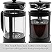 French Press Coffee Maker Bundle ~ 34 Oz (8 4oz.cups), Stainless Steel Components, Double Filter, Borosilicate Glass, 5 FREE Bonuses, Best Coffee Press Pot