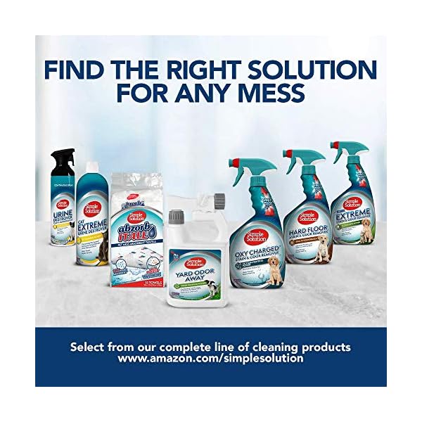 Simple Solution Extreme Pet Stain and Odour Remover | Enzymatic Cleaner with 3X Pro-Bacteria Cleaning Power - 945ml