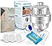 HomeRium 10-stage Shower Filter Kit(Chrome) | 3 Replacement Cartridges With Teflon Tape and 2 Seal | Water Filters for Baby | Filtered System and Remove nickel, rust, fluoride, Chlorine, Sulfur Odor