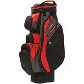1 With Golf Z-100 Cart Bag Black/Charcoal/Red