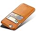 XRPow iPhone 6s / 6 Wallet Phone Case, Slim PU Leather Back Protective Case Cover with Credit Card Holder for Apple iPhone 6s Light Brown
