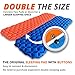 CampBro Lightweight Sleeping Pad, Connectable For 2 or 1 Person, Self Inflating Mat for Camping, Backpacking, Hiking: Compact Air Mattress, Inflatable Insulated, Ultralight Air Mattress for Travel