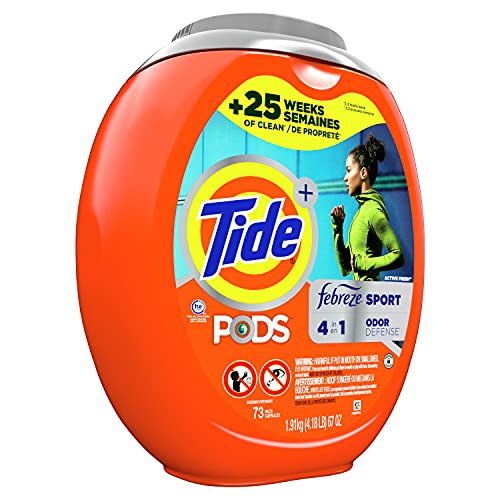 Tide PODS 4 in 1 Febreze Sport Odor Defense, Laundry Detergent Soap