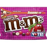 M&M's Flavor Vote Crunchy Raspberry, 8 Ounce Bag