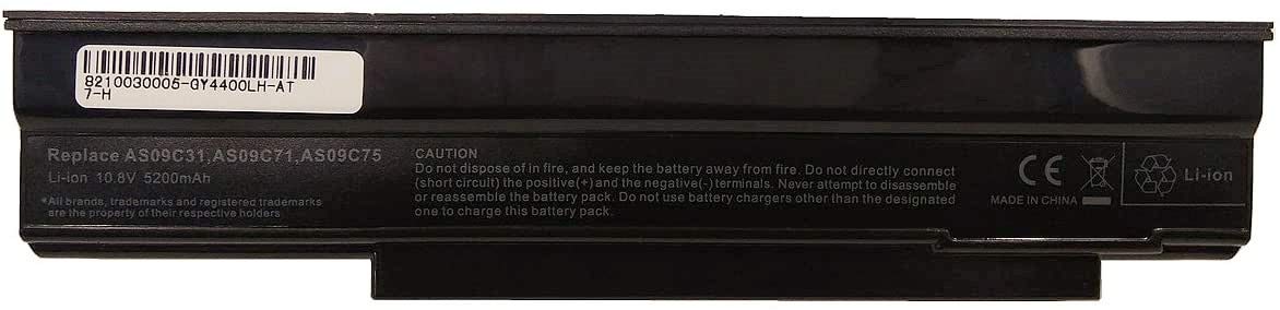 7xinbox AS09C31 AS09C71 AS09C75 Replacement Battery for Acer Extensa 5235 5235Z 5235G 5635 5635G 5635Z 5635ZG Laptop (11.1V 5200mAh)
