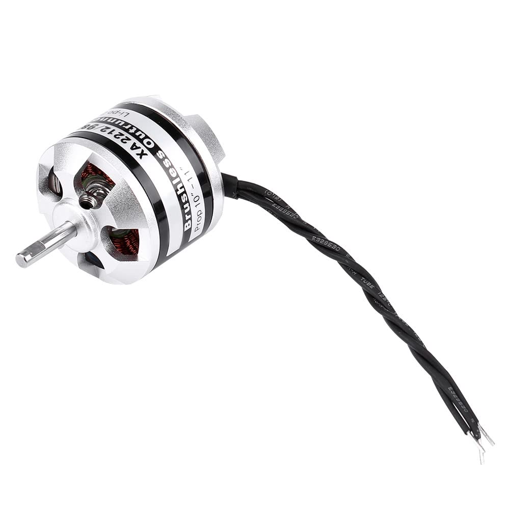 RC Drone Brushless Motor, EMAX XA2212 820KV/980KV/1400KV 2-3S Brushless Motor for RC Drone Quadcopter Multi-rotor Aircraft Accessroy Parts(980KV)