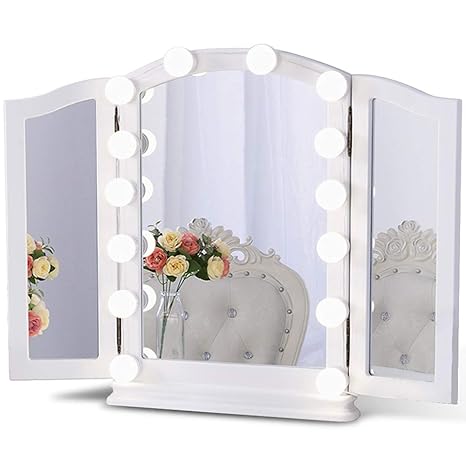 Amazon Com Missmii Hollywood Lighted Makeup Vanity Mirror With