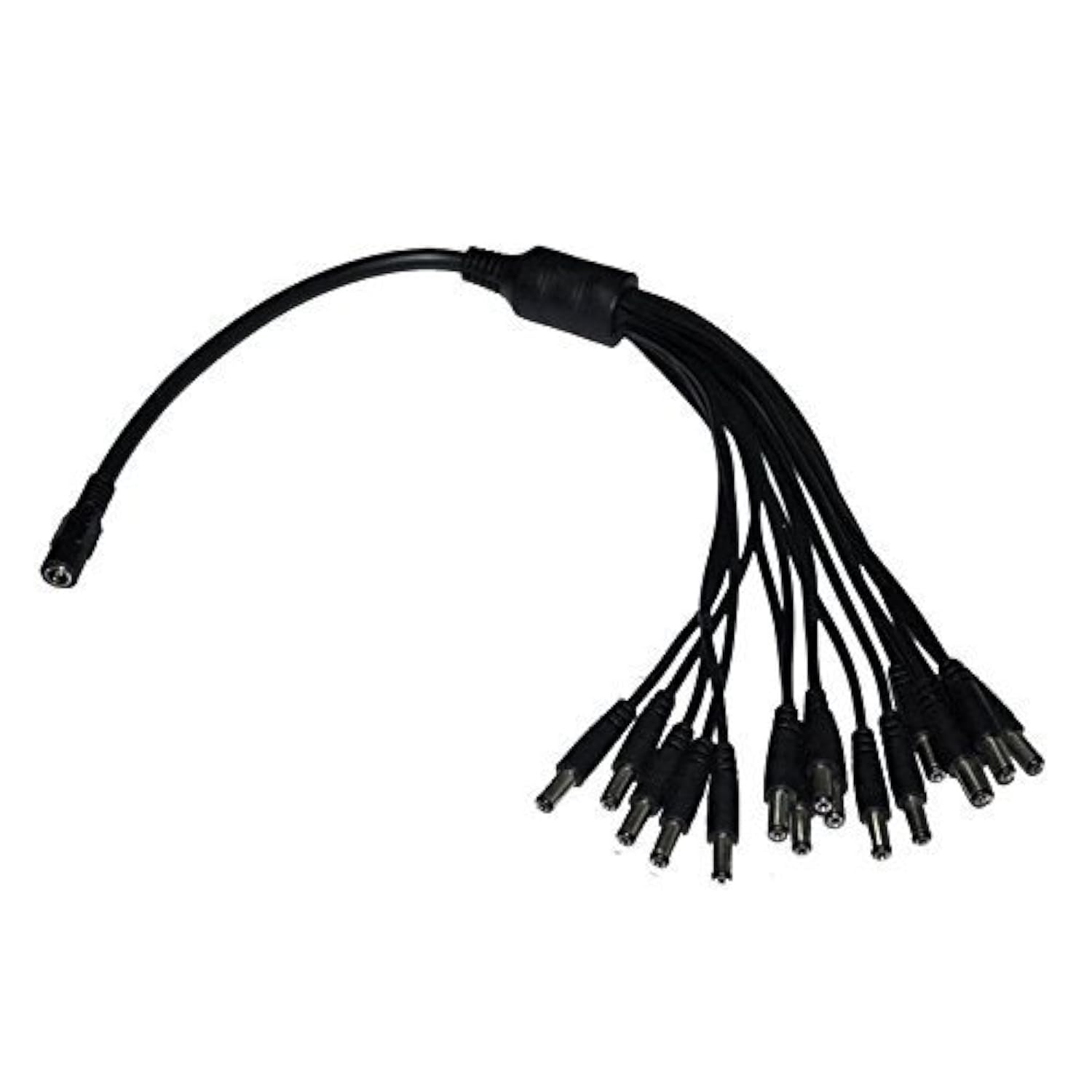BW DC 1 Female to 16 Male Power Splitter Adapter Cables For CCTV Camera