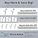 HammerHead Showers® Solid Metal Handheld Shower Head with Hose and Brass Holder - BRUSHED NICKEL - 2.5 GPM High Pressure Shower Heads with Adjustable Shower Wand Bracket - 6ft Flexible Extension
