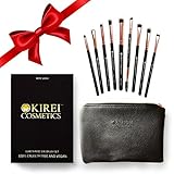 Kirei Cosmetics Luxe 9-Piece Cruelty-Free and Vegan Eye Makeup Brush Set