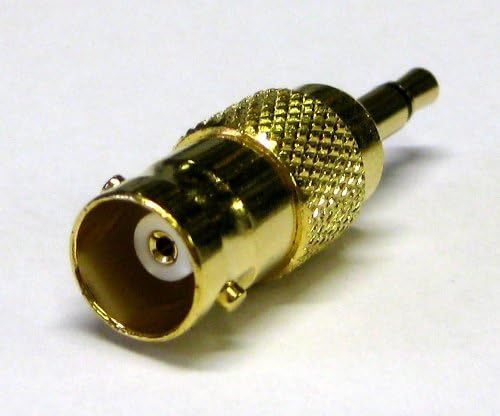 PRO SIGNAL PSG02771 Adaptor, BNC Socket to 3.5mm Jack Plug, Gold