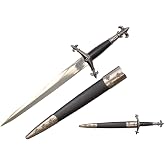 Wuu Jau Co H-5932 Fleur De Lis Medieval Dagger, 15"