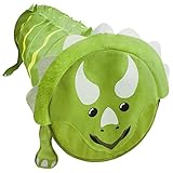 6 Foot Dino Themed Pop-Up Play Tunnel Children's Exploration Tube Toy with Carry Bag – Indoor & Outdoor by K-Roo Sports