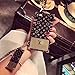 iPhone 7/8 - US Fast Deliver Guarantee FBA - Luxury PU Leather Mirror Eye Trunk Style Case Cover for Apple iPhone7/8 (Black x Gold Monogram, iPhone7/8)