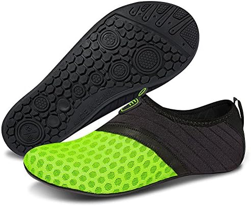 Msjenny Water Shoes Quick Dry Barefoot Sports Aqua Socks Beach Pool Swim Surf Yoga Shoes for Men Women