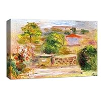 Canvas Wall Art Landscape at Beautiful by Pierre-Auguste Renoir Canvas Prints Home Artwork Decoration for Living Room,Bedroom - 12x18 inches