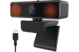 NUROUM 2K Webcam with Microphone, 1080P/60fps, 1440P/30fps, Dual Microphone with Privacy Cover, Wide-Angle USB FHD Web Computer Camera, Plug and Play, for Zoom/Skype/Teams/Webex
