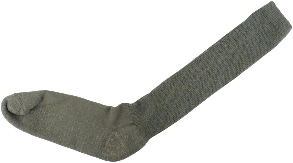 USOA GI MILITARY SURPLUS ANTI-MICROBIAL BOOT SOCK OLIVE DRAB GREEN 3 PAIR