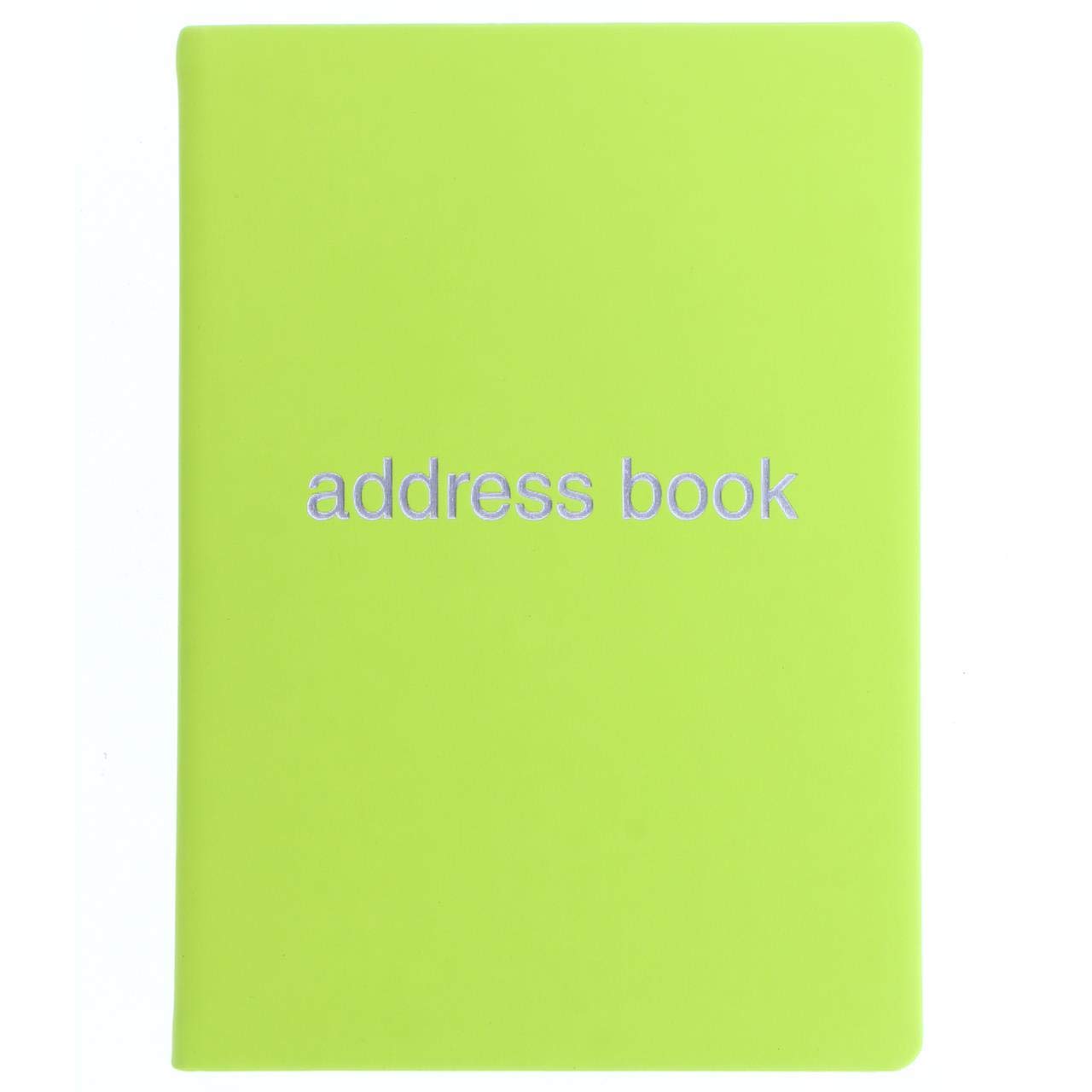 LETTS Dazzle A5 Address Book Pear