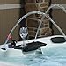 AquaLife Ariana™ 7-Person 30-Jet Non-Lounger Hot Tub with LED Lighting, Insulated Cover, Built-in Ice Bucket, Stainless Steel Heater and Ozonator