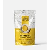 Turmeric Golden Milk Powder - 200g, Blend of Turmeric, Black Pepper, Ginger, Cardamom, and Cane Sugar By Hebhac Herbals