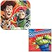 Toy Story Birthday Party Supply Pack with Decorations for 16 Guests With Plates, Cups, Napkins, Tablecover, Birthday Candles, Customizable Birthday Banner, and EXCLUSIVE Birthday Pin by Another Dream!