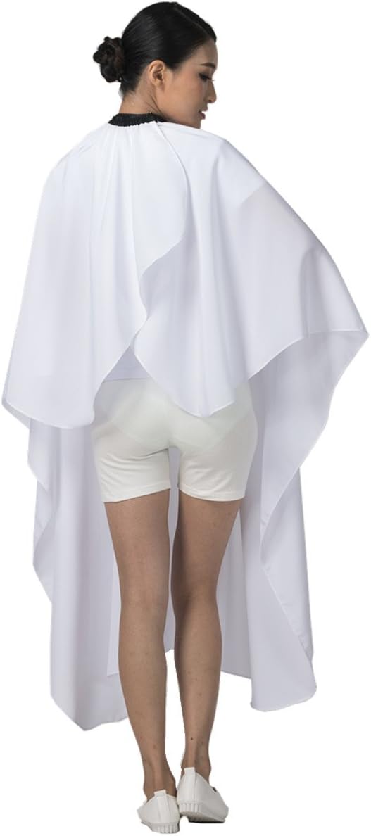 SMARTHAIR Professional Salon Barber Cape Hair Cutting Gown,54"x62",White, C026005B, 1.37X1.57 m (Pack of 1) - Image 4